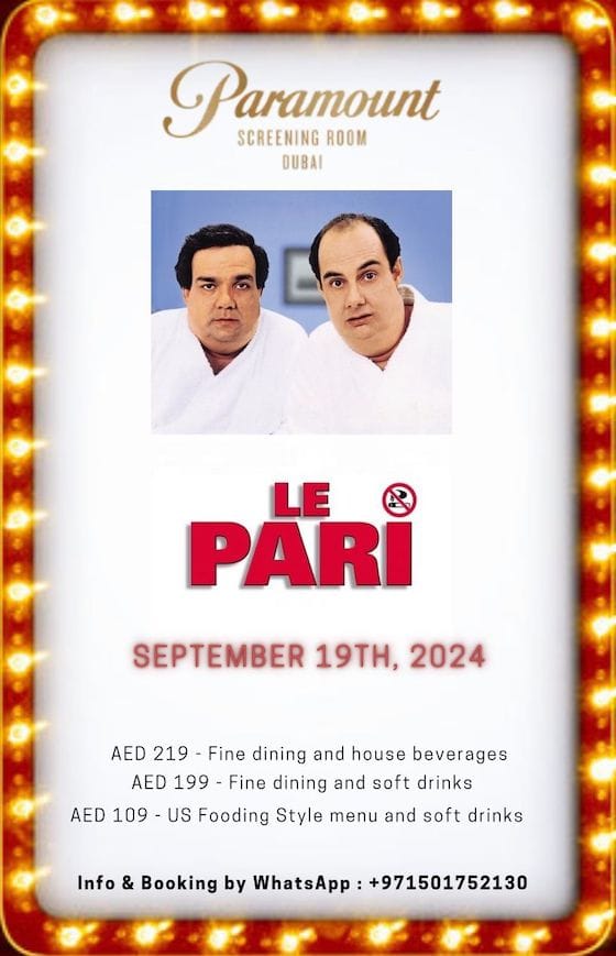 le pari soirée cinema