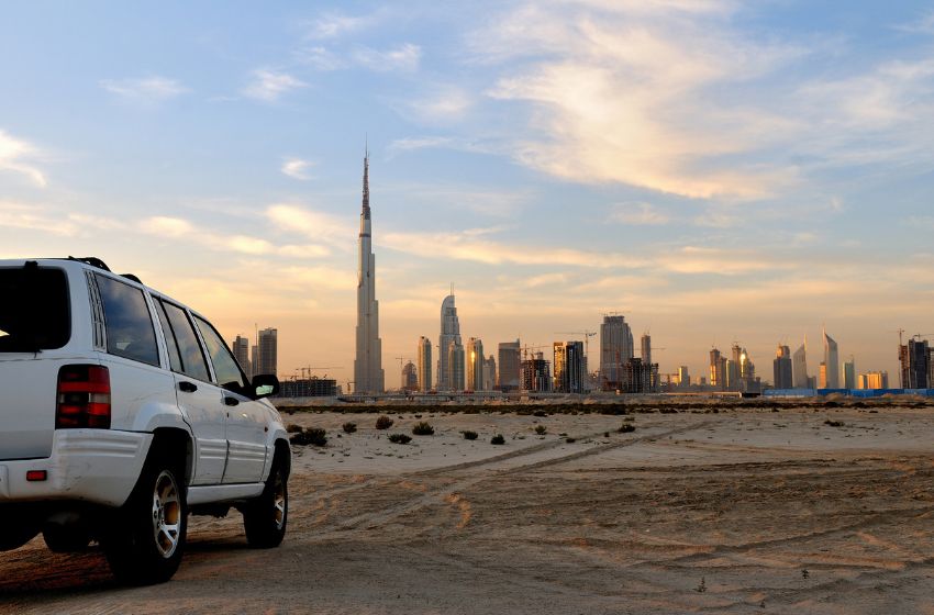 une voiture à dubai